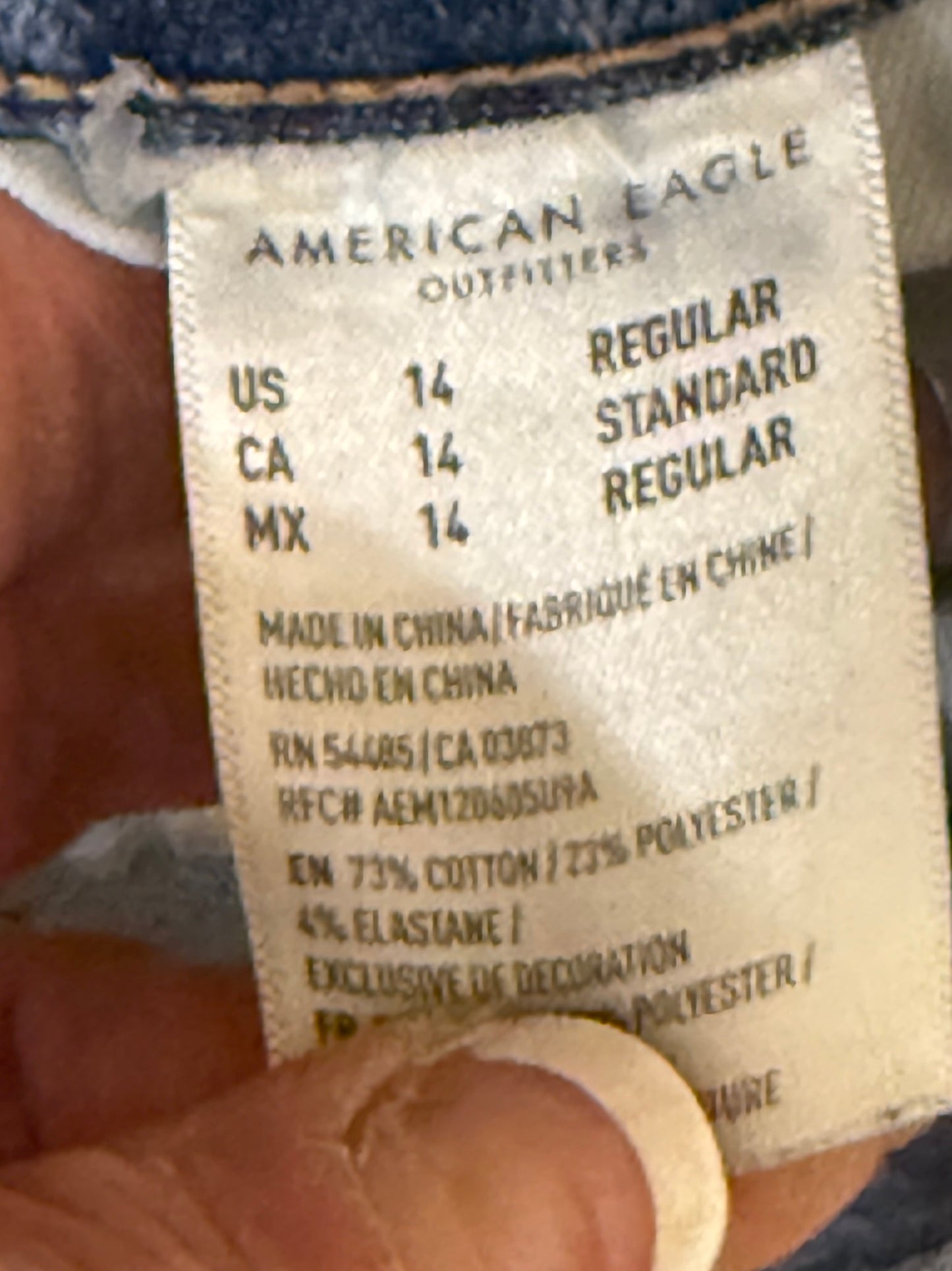 American Eagle Dream jeans hi rise