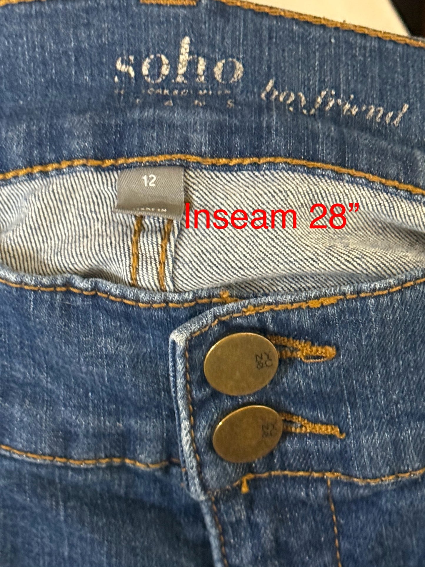 Soho jeans Boyfriend Cut