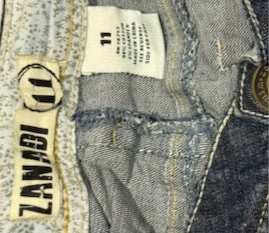 Zanadi Cuffed denim Capri
