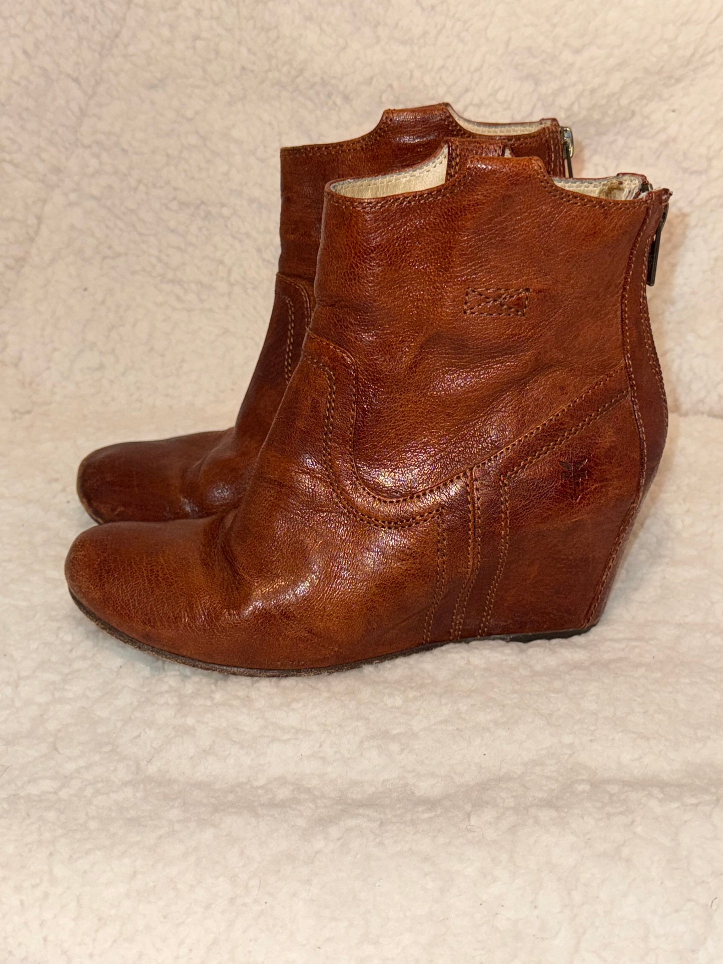 Frye Carson Wedge Bootie