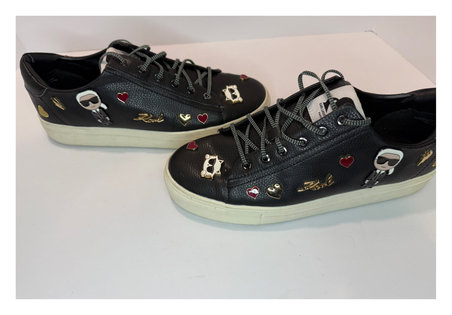 Karl Lagerfeld Paris women’s Cate Pins sneakers(limited edition and collectible)