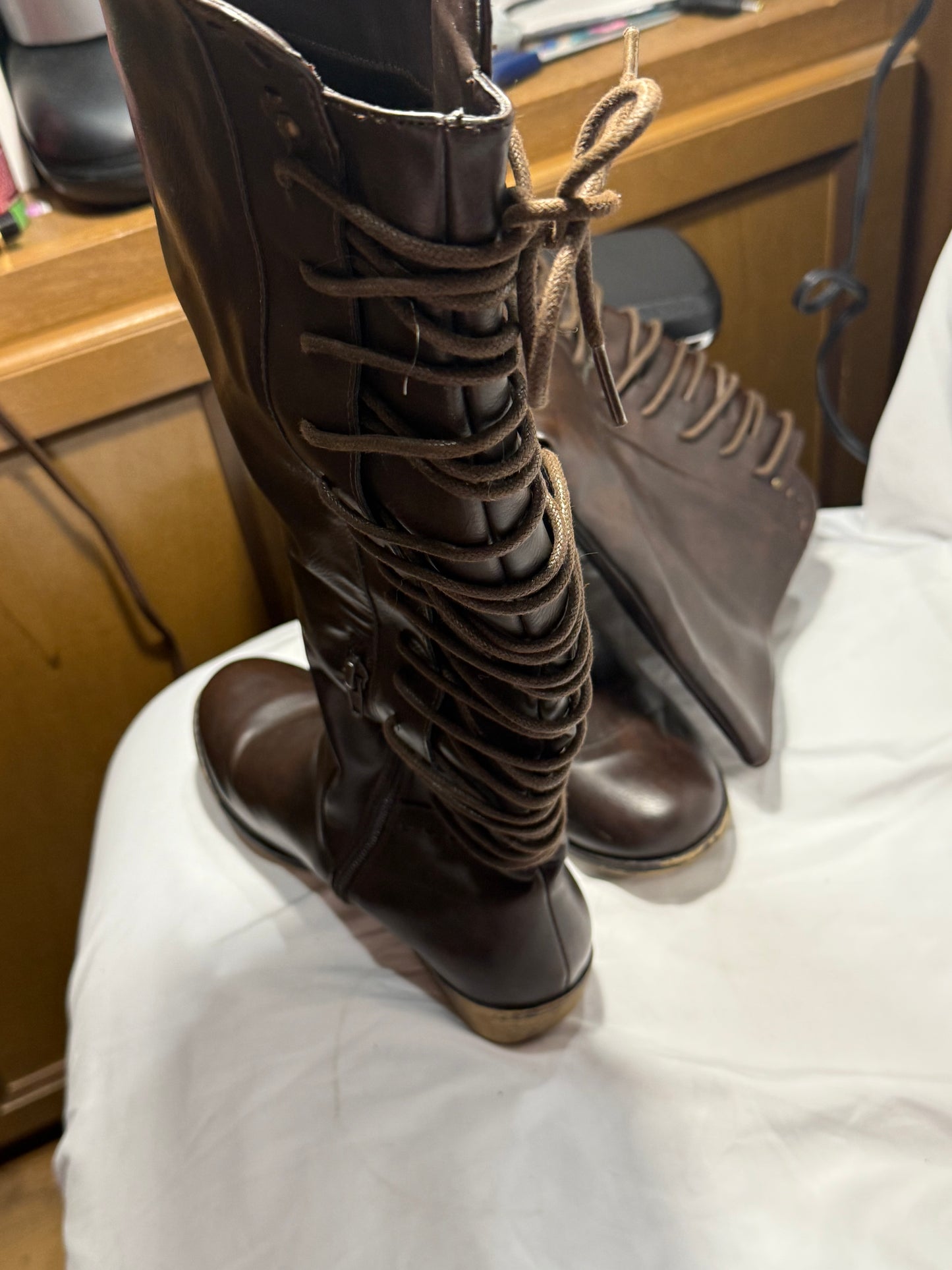 Rampage Brand Tall Boot with Lace Detail