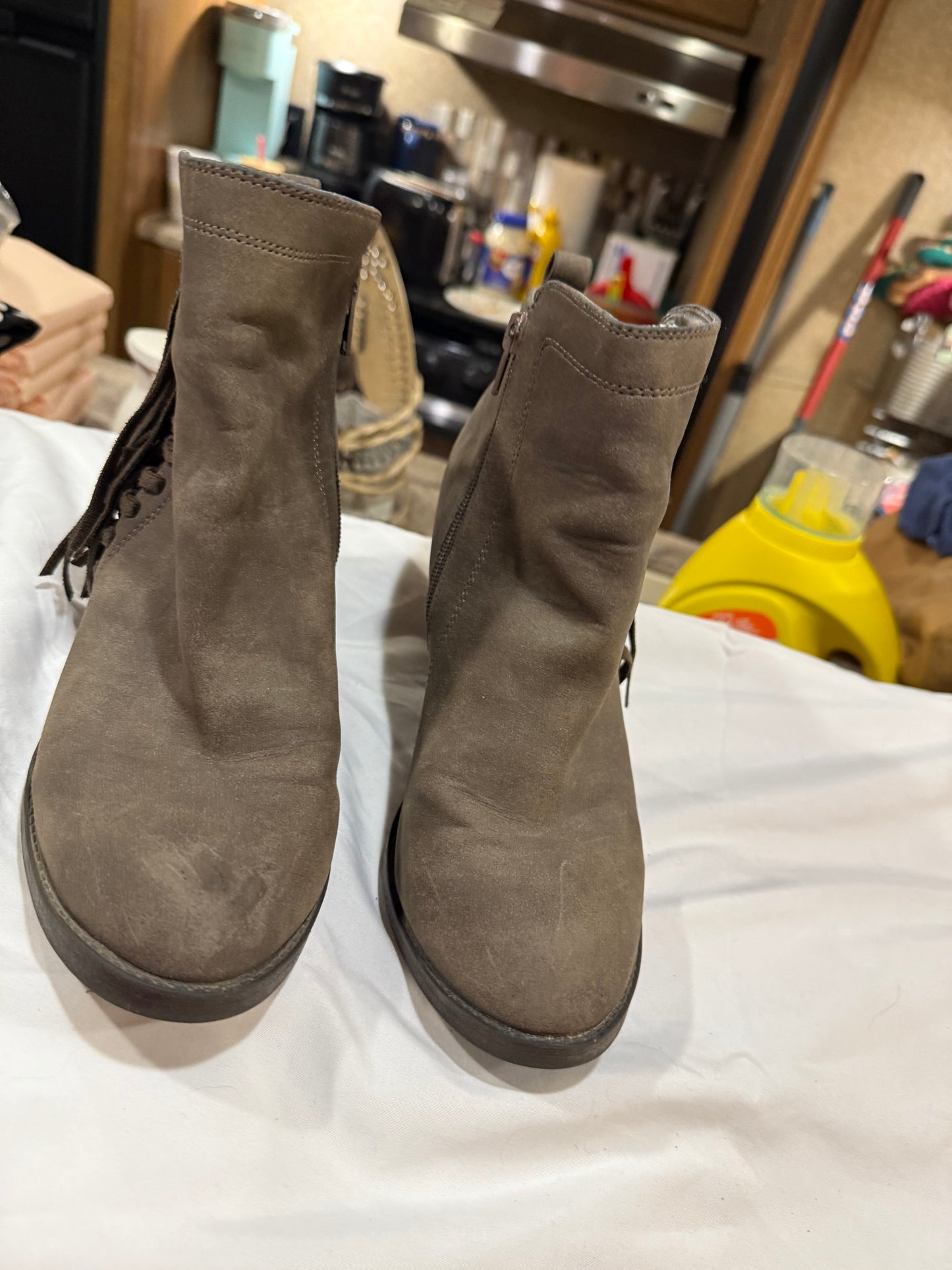 Sugar Brand Ankle Boots with Fringe