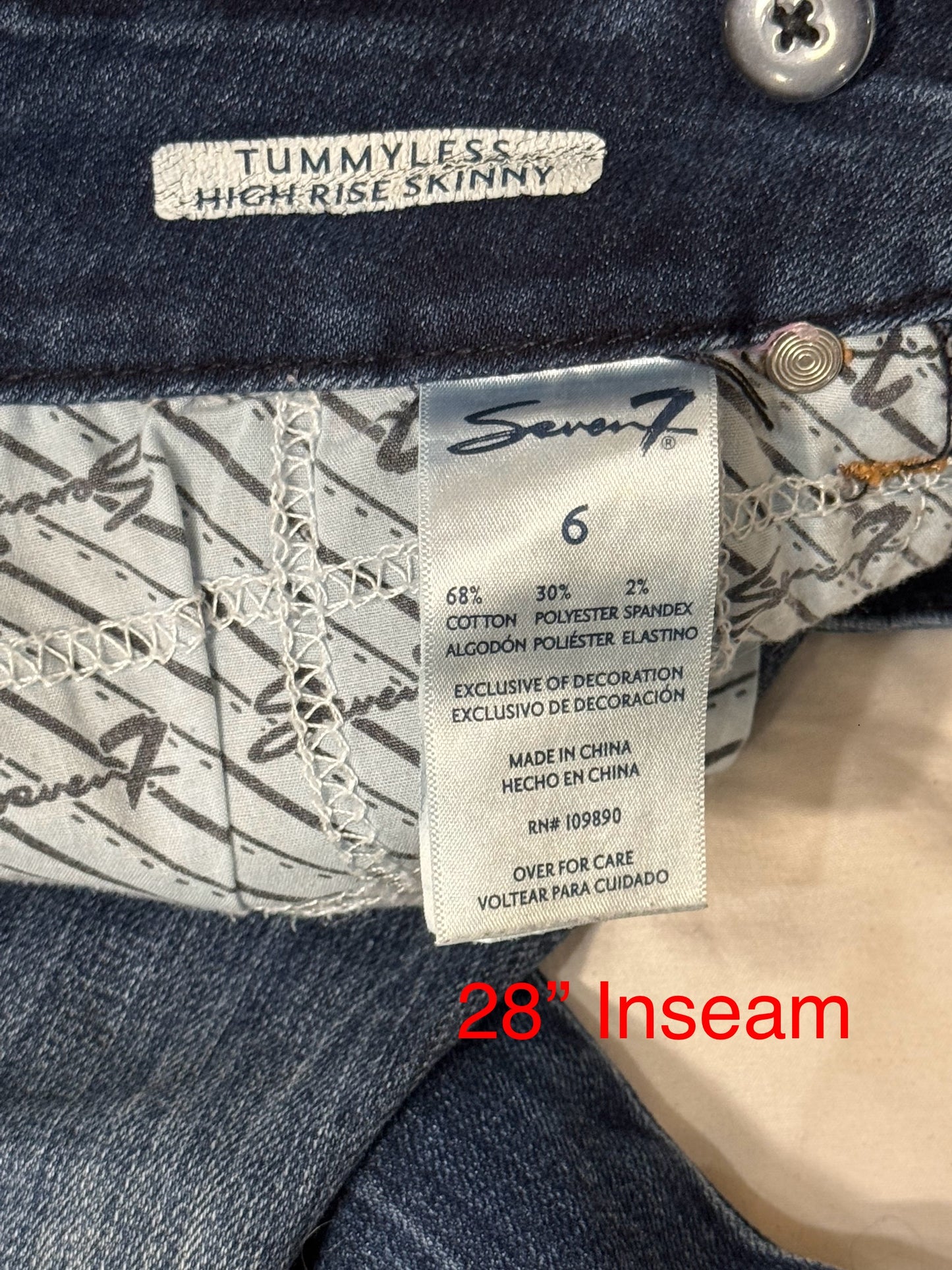 Seven Jeans Tummyless hi rise