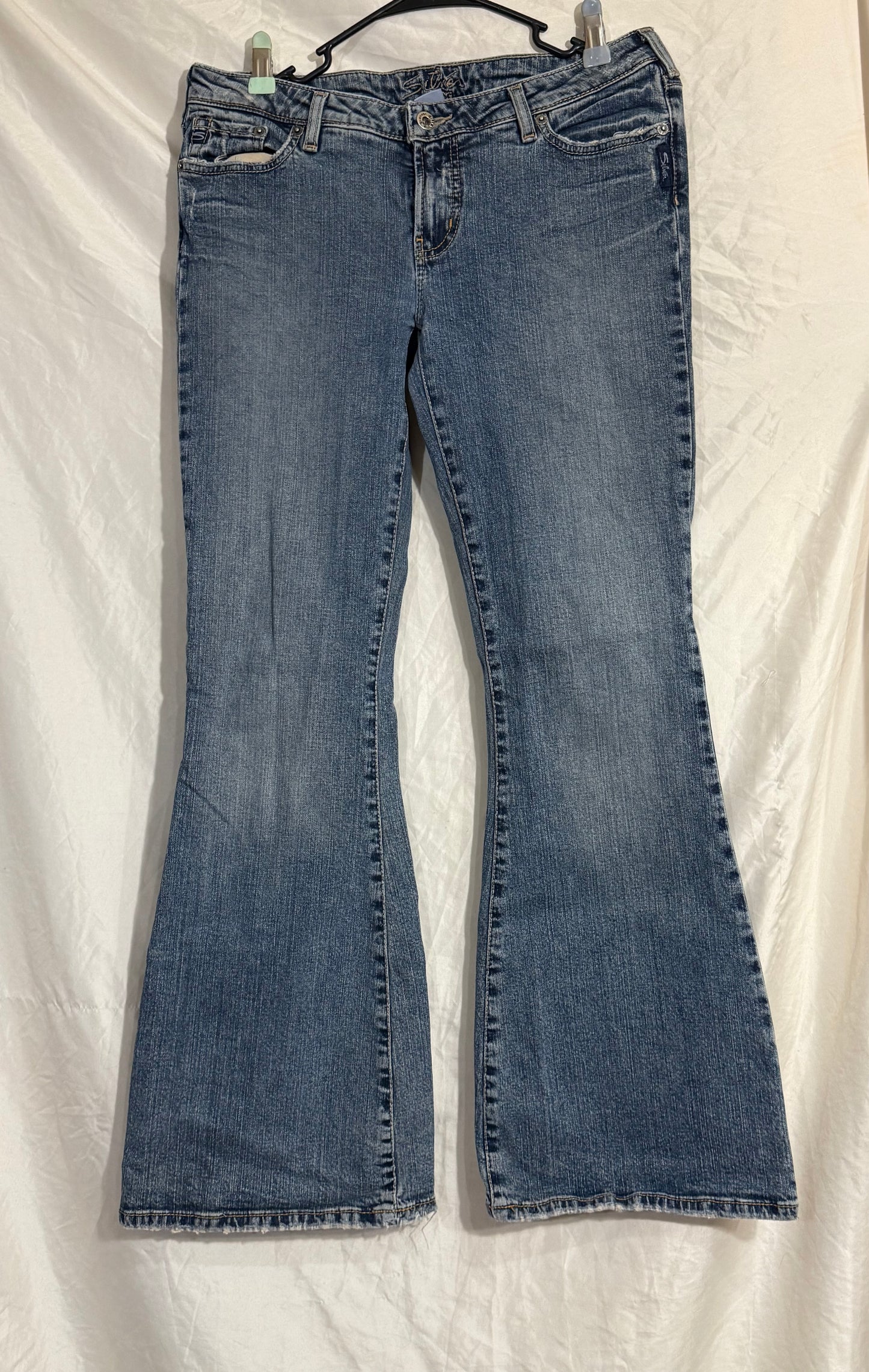 Silver Bootcut Jeans