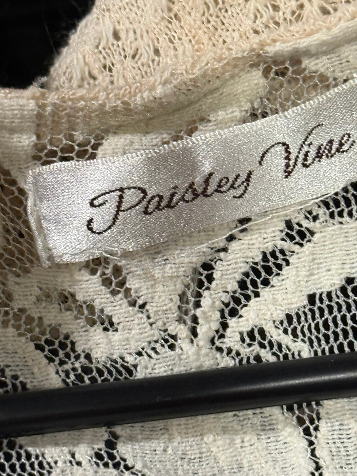 Paisley Vine Lace Duster