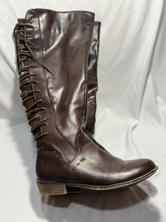 Rampage Brand Tall Boot with Lace Detail