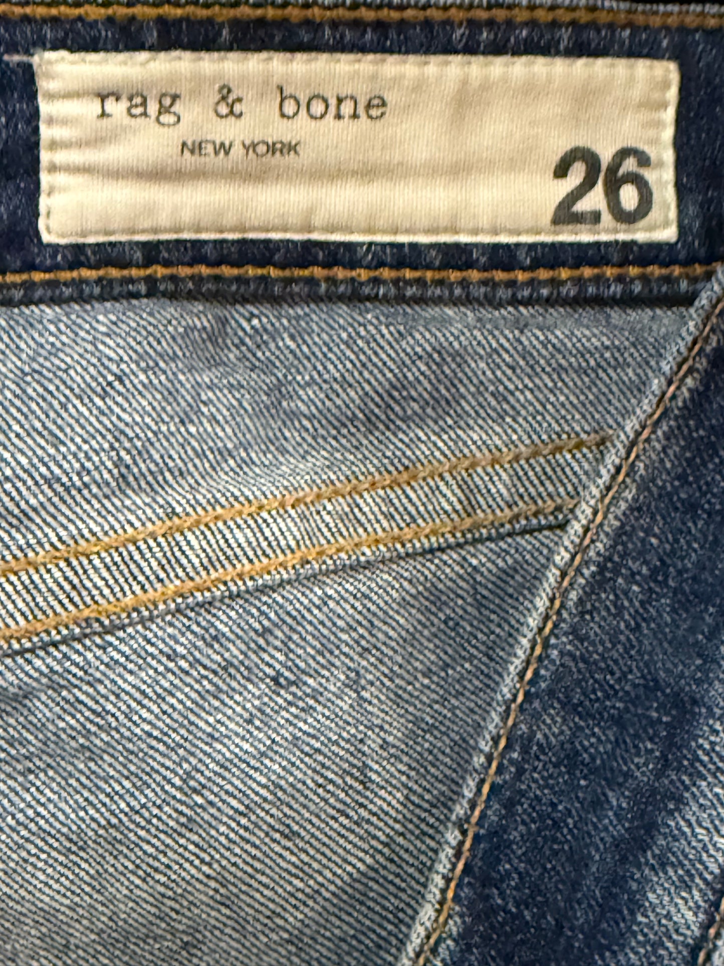 Rag and Bone Ankle Cropped Jeans