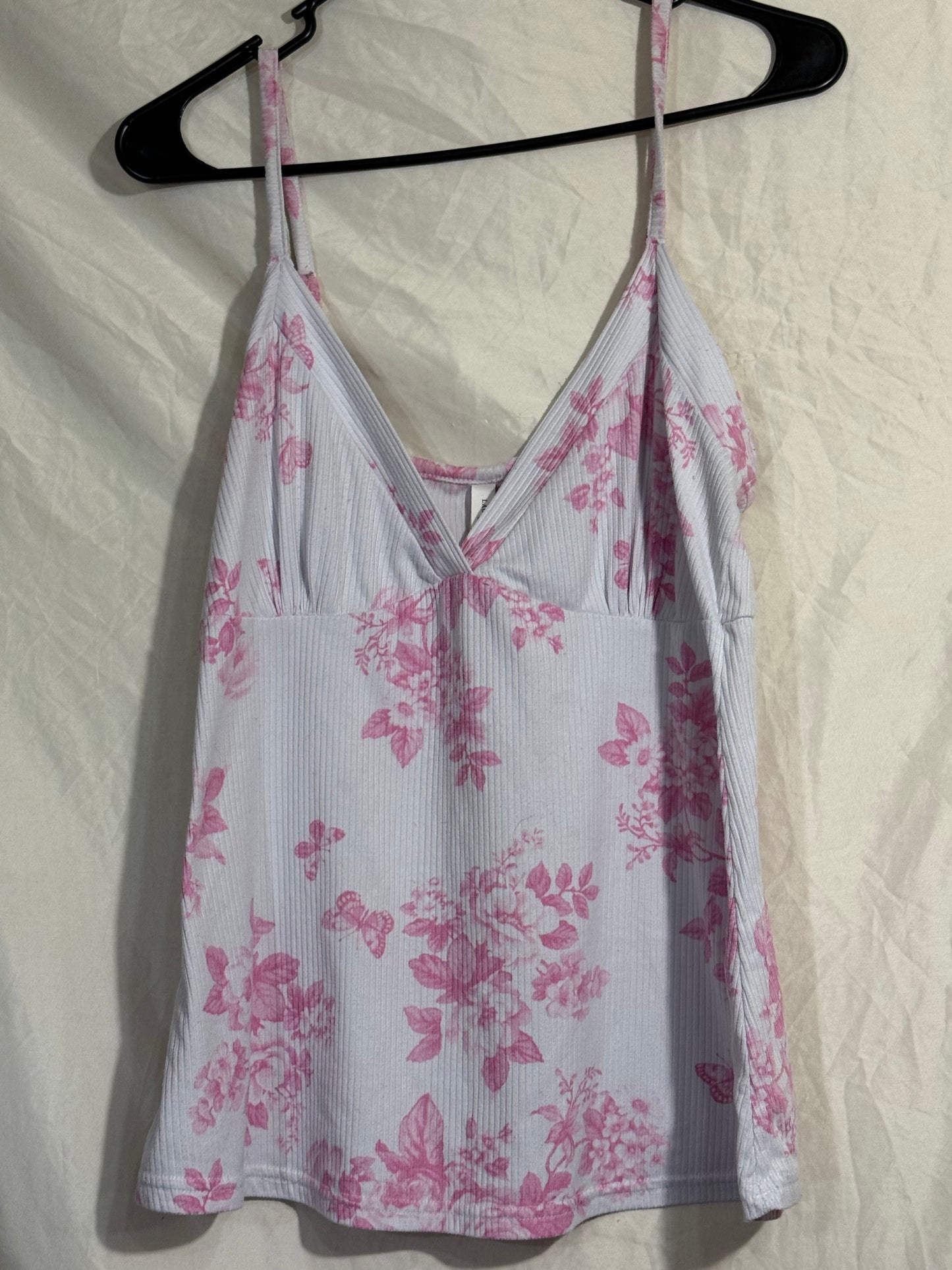 Laura Ashley matching Shorts and tank pajama set