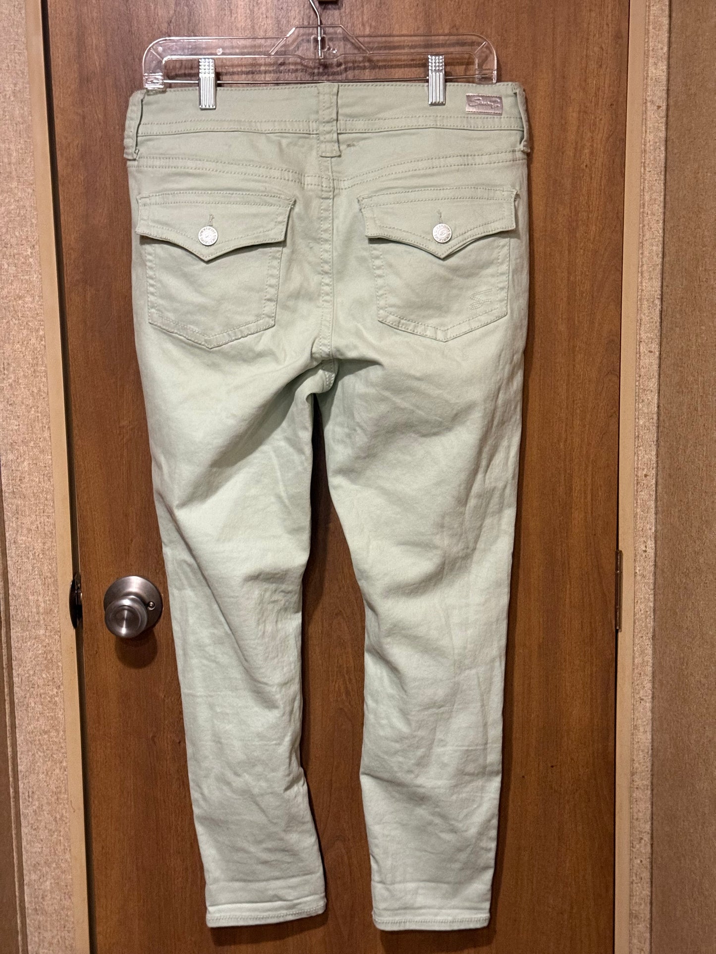 Seven brand Light green denim pants