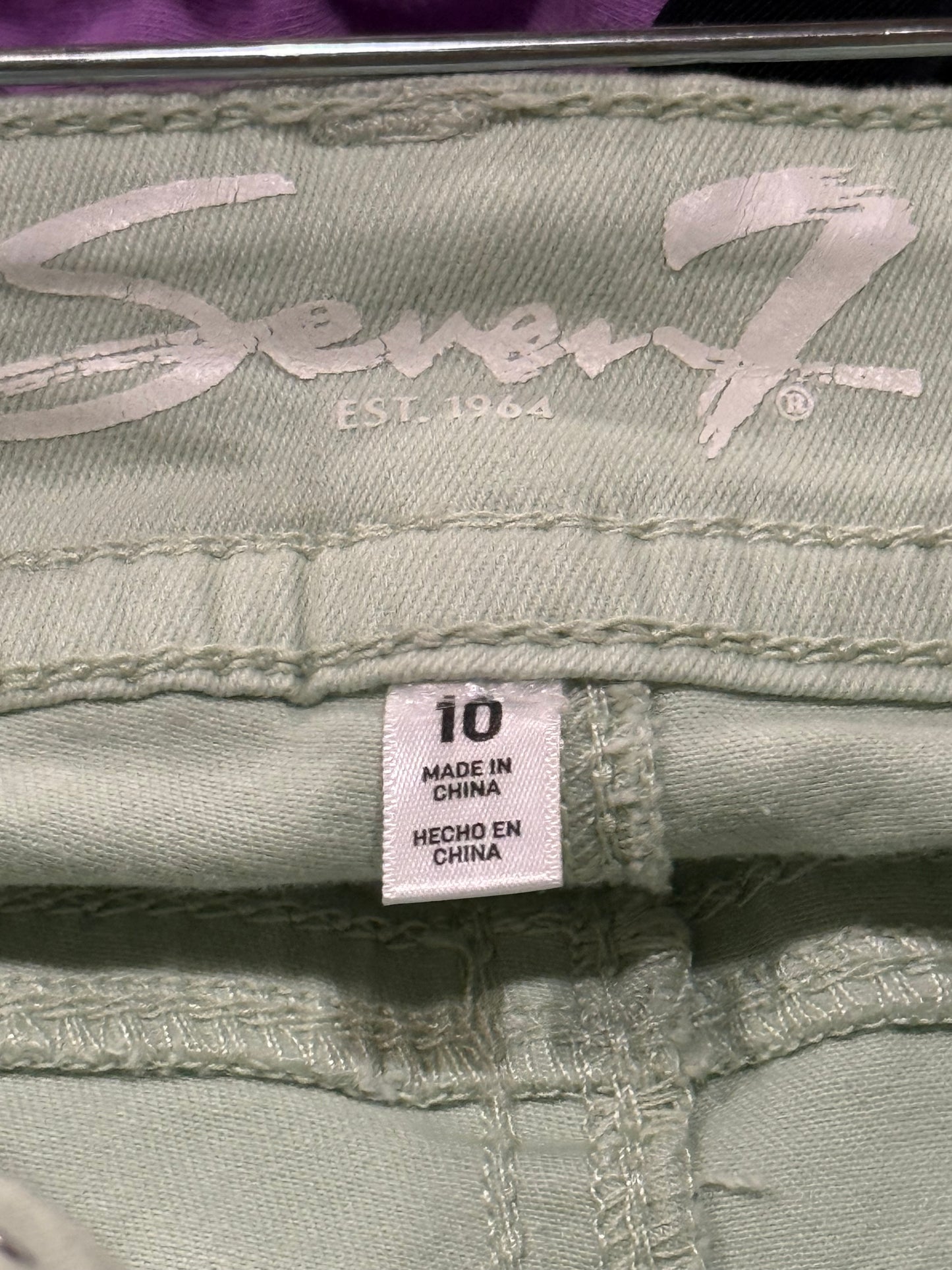 Seven brand Light green denim pants