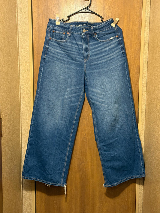 American Eagle Wide Leg Ankle Jeans