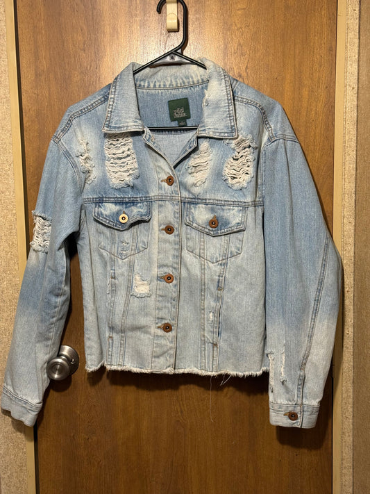 Wild Fable Distressed Denim Jacket