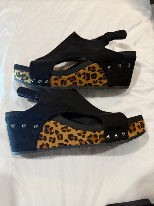 Corkys Boutique Leopard Wedge