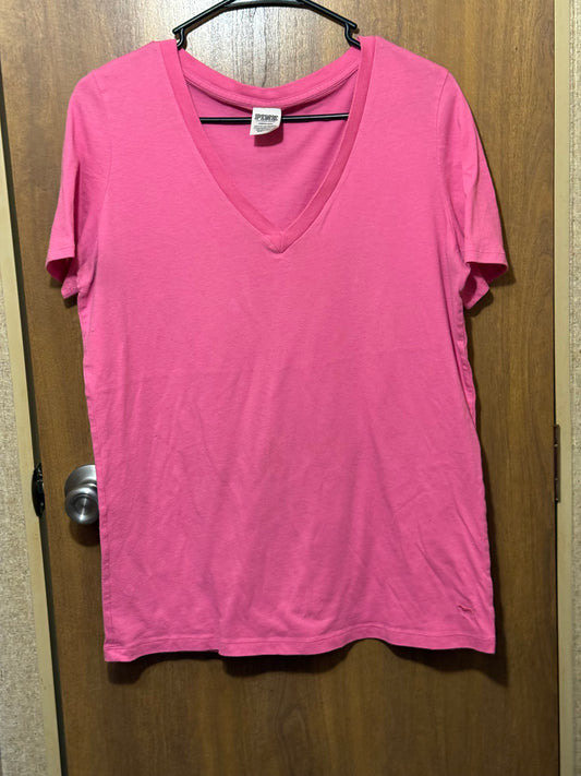 PINK by VS basic everyday v neck tee