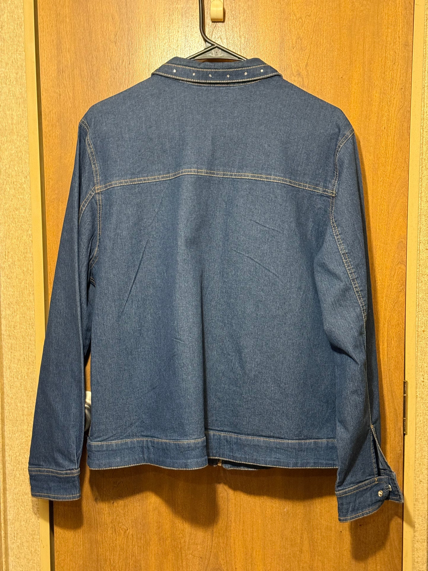 Denim Zip Front jacket