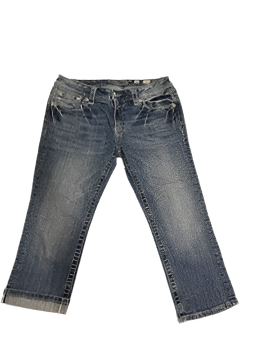 Miss Me Signature Cuff Capri
