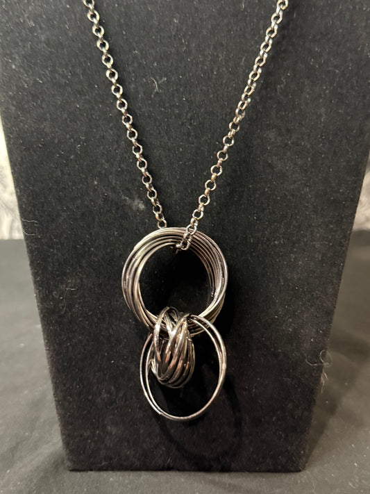 NY &Co Intertwined Circles Long Necklace