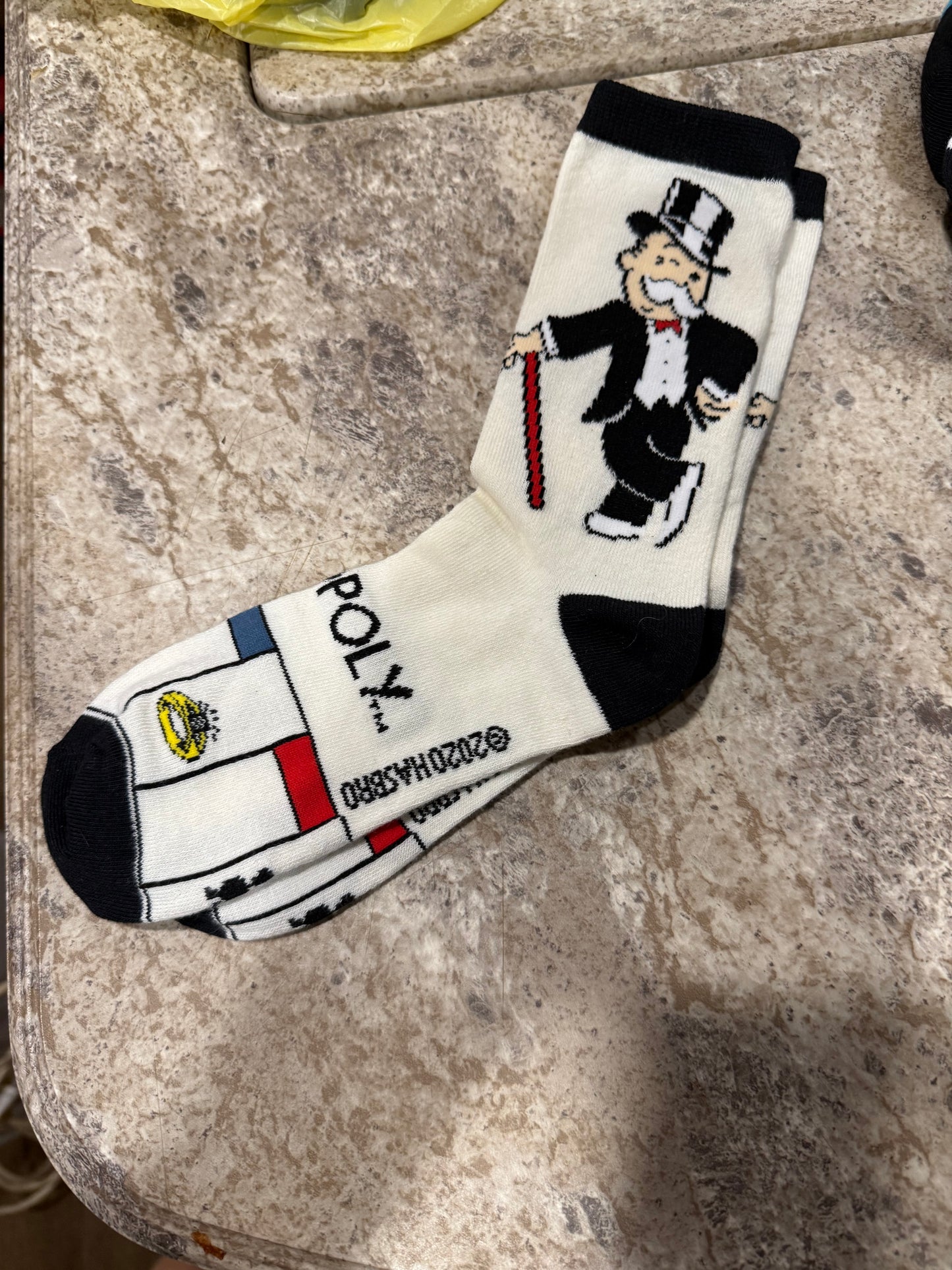 12 Pairs of New Board Game themed Ladies socks