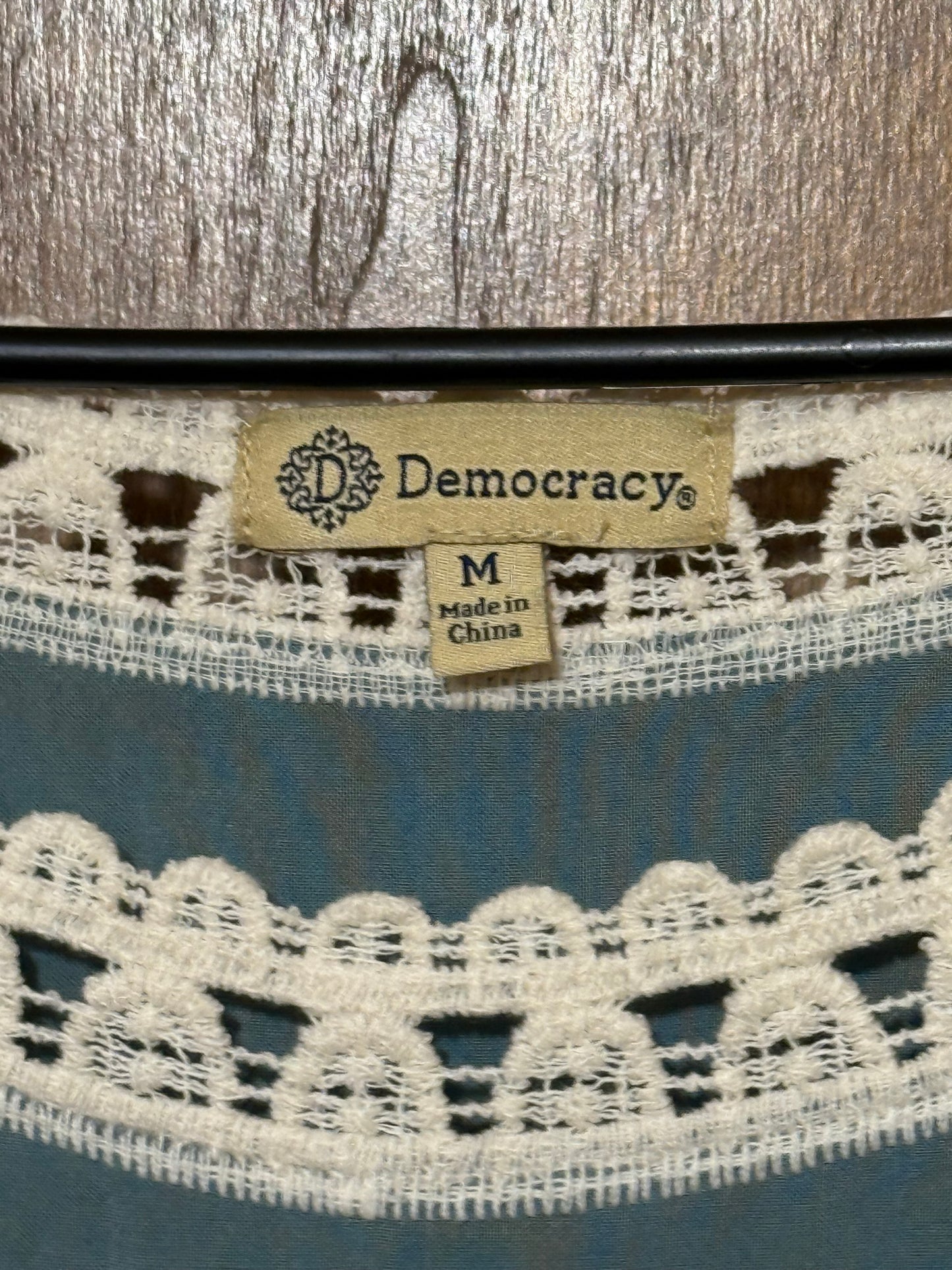 Democracy Brand Embroidered Blouse