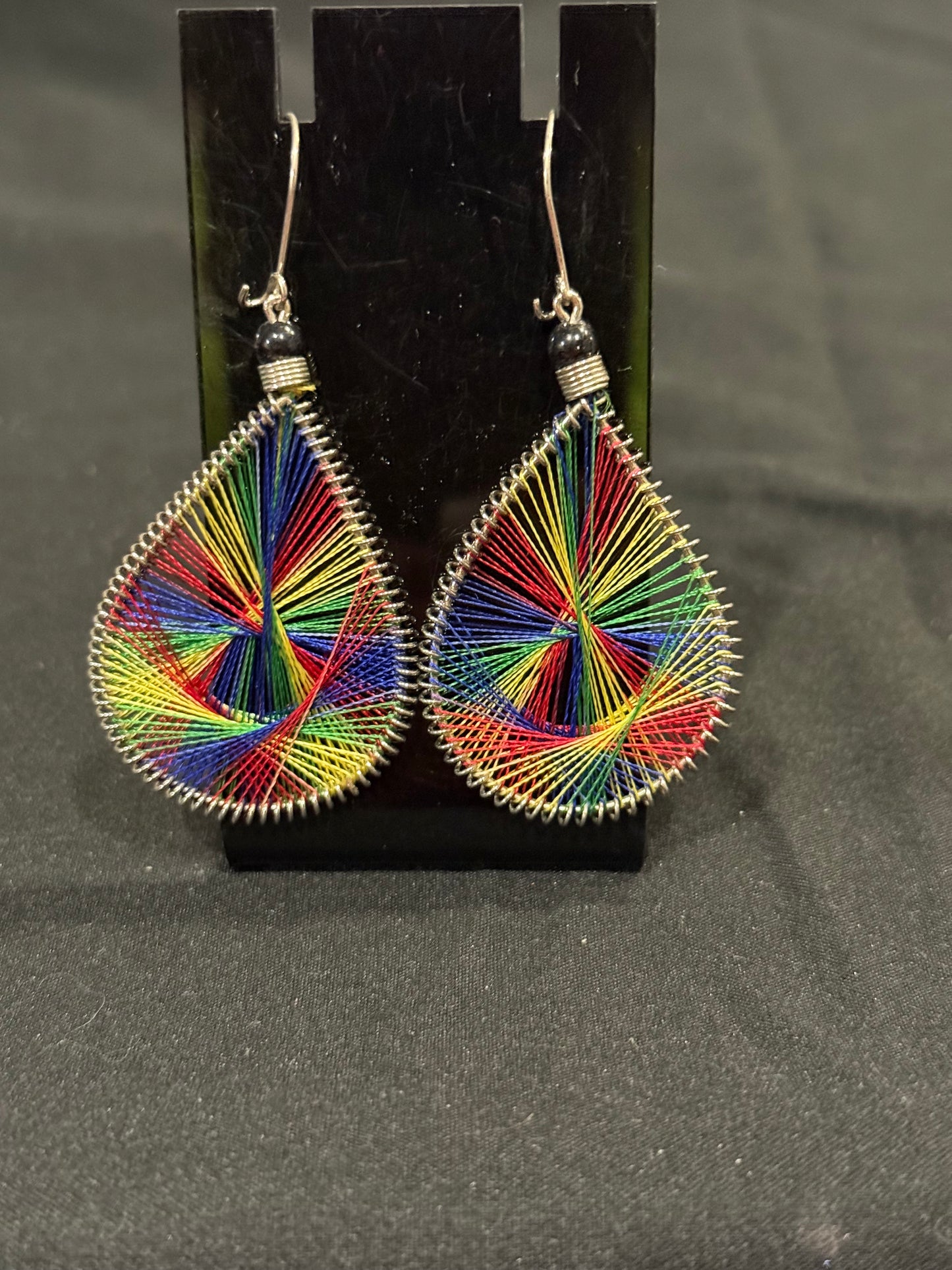 Peruvian Silk Thread Earrings
