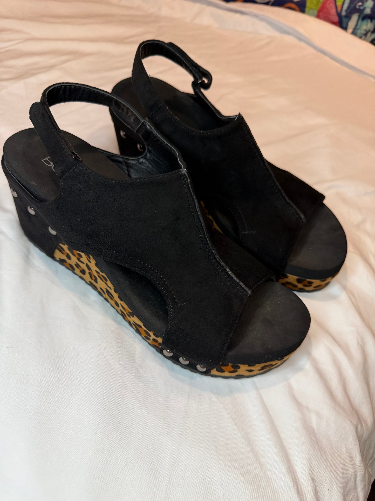 Corkys Boutique Leopard Wedge