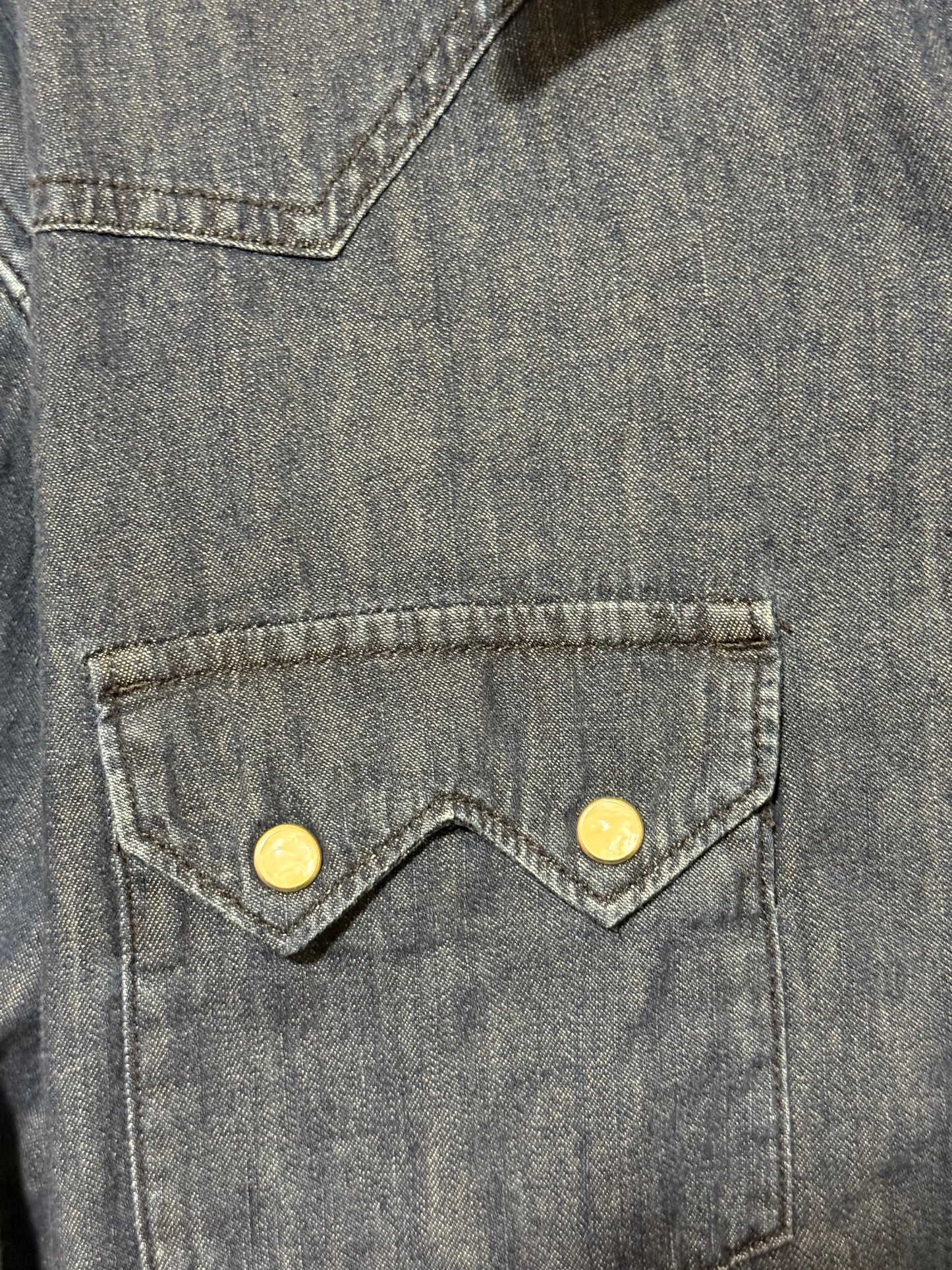 Men’s Levi pearl snap Denim L/s shirt