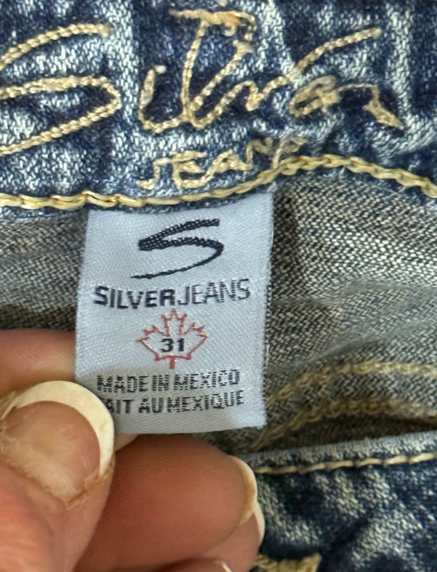 Silver Bootcut Jeans