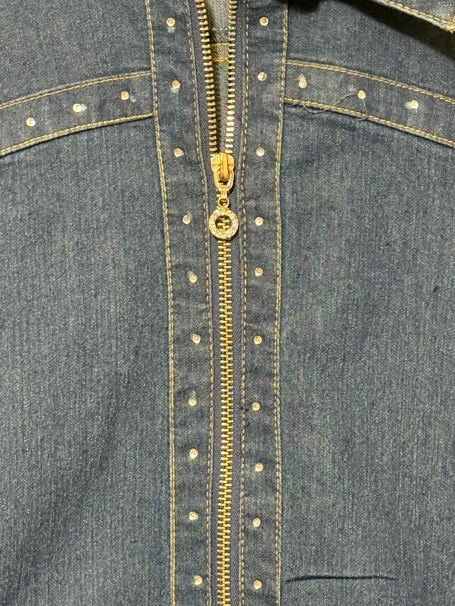 Denim Zip Front jacket
