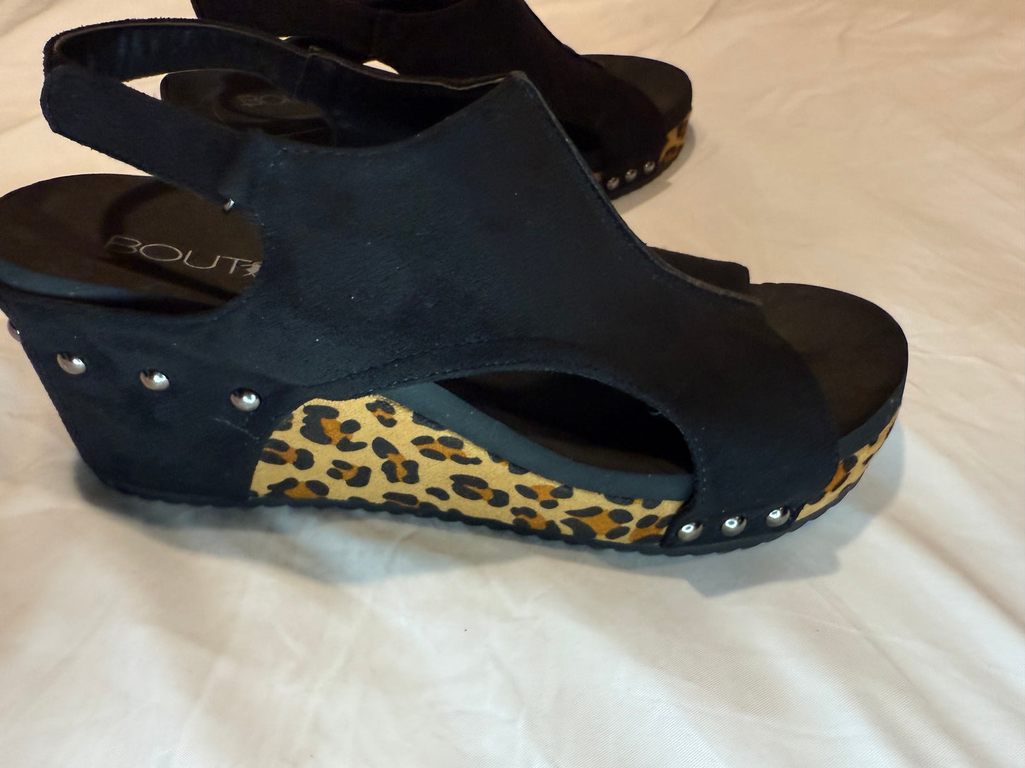 Corkys Boutique Leopard Wedge
