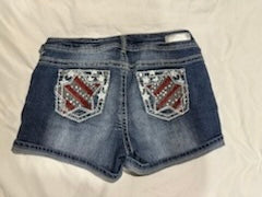Patriotic Denim Shorts