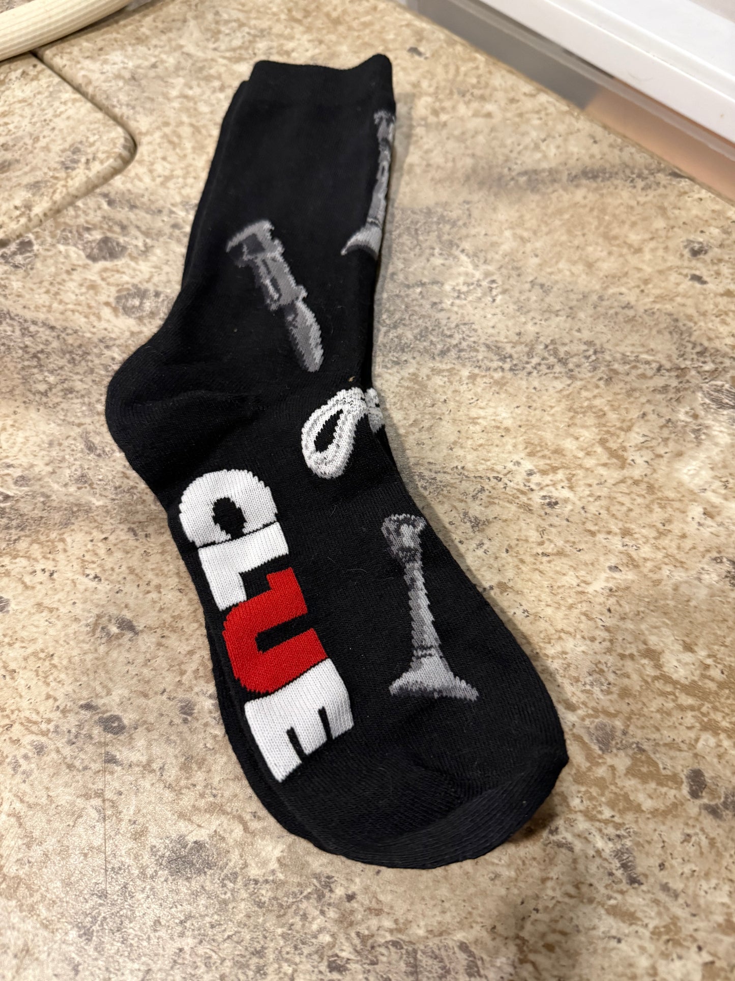 12 Pairs of New Board Game themed Ladies socks