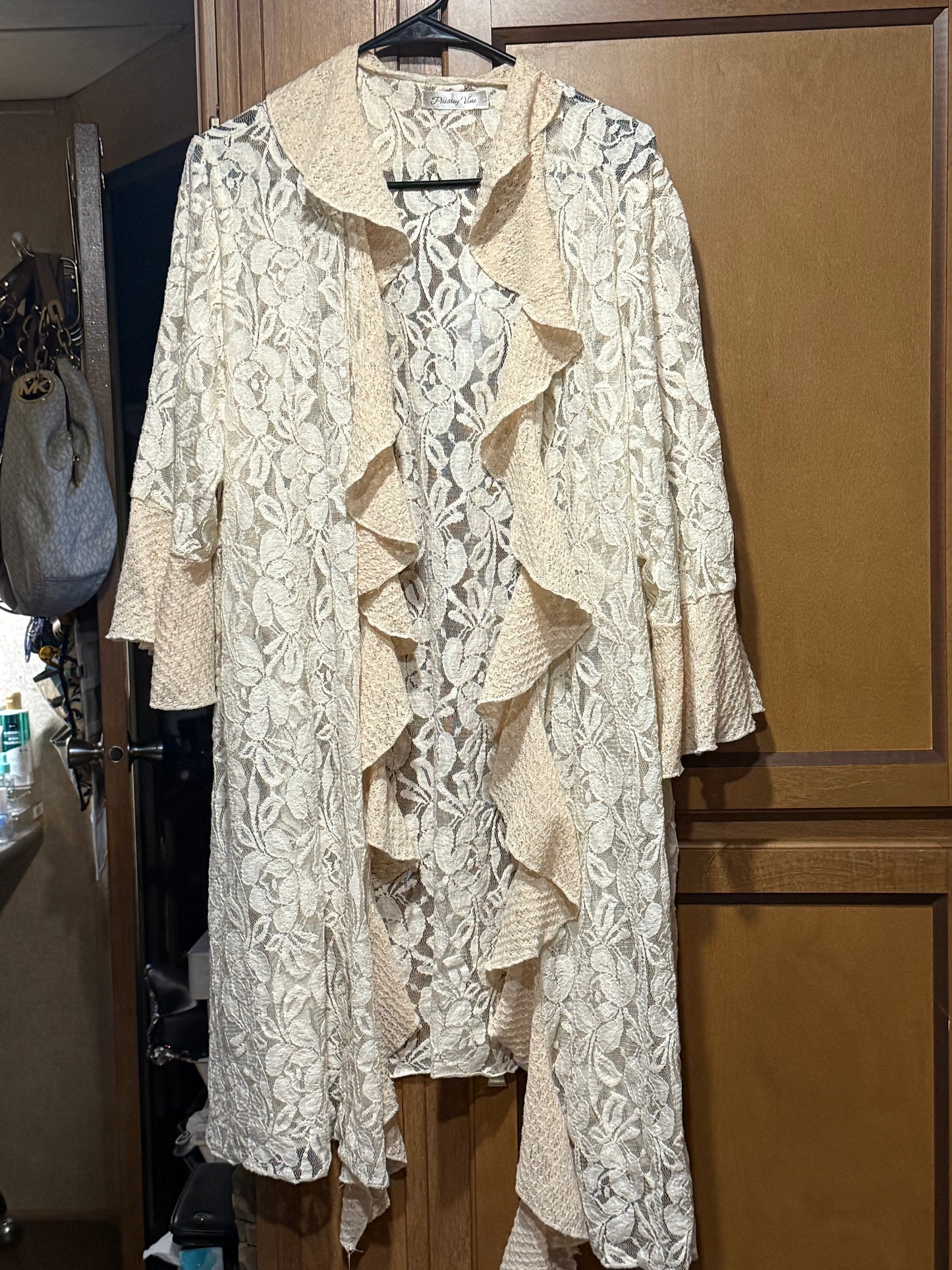 Paisley Vine Lace Duster