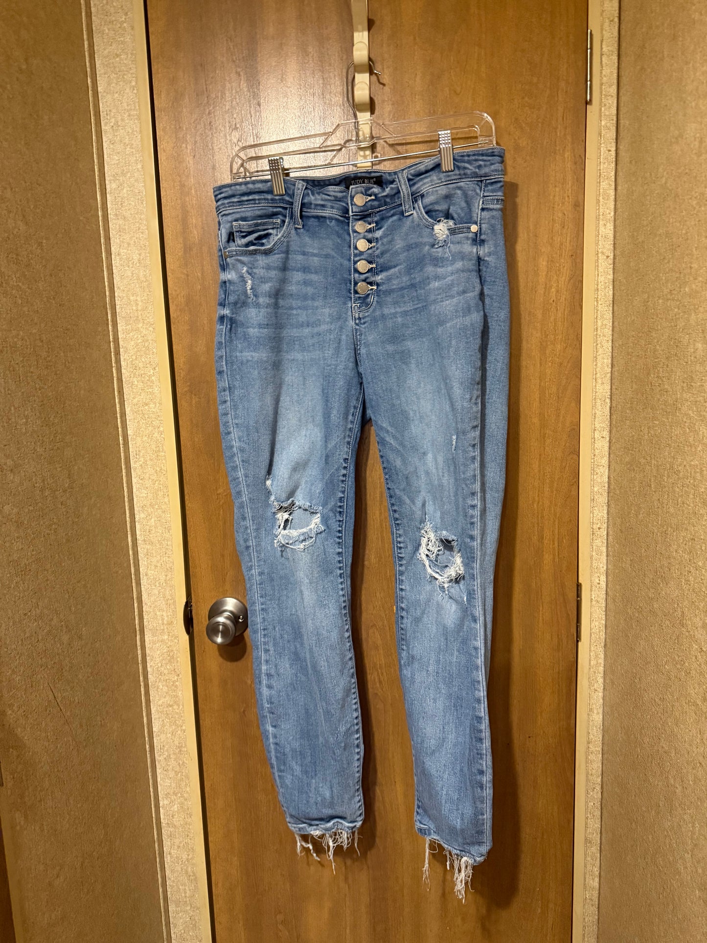 Judy Blue Distressed Boyfriend Jeans
