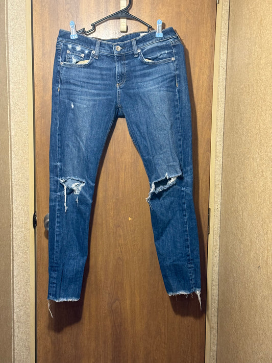 Rag and Bone Ankle Cropped Jeans
