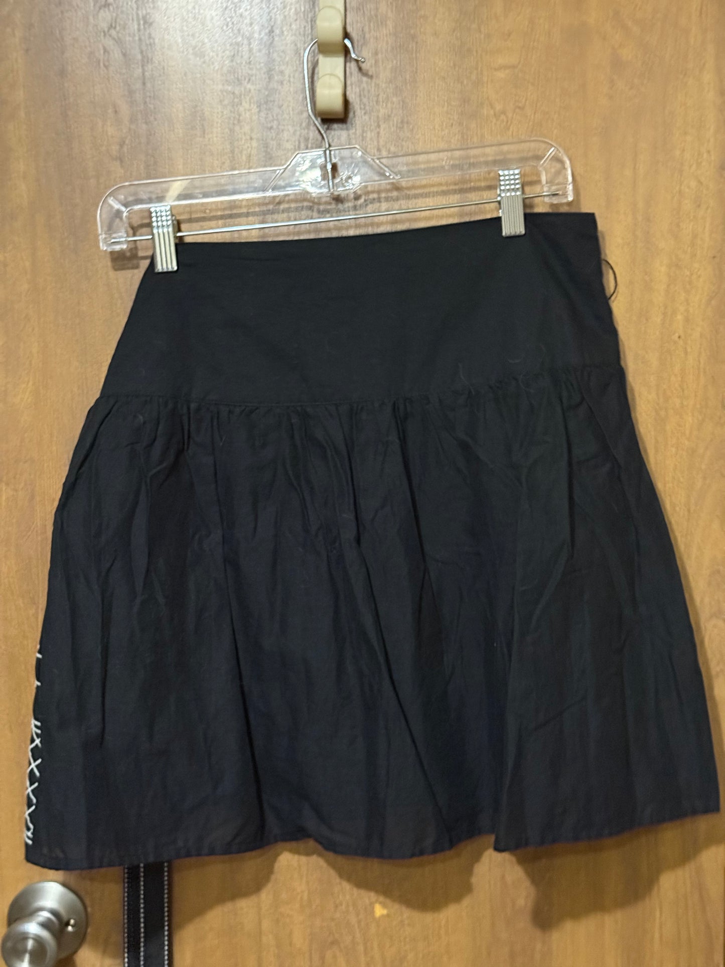 Speechless Brand Embroidered Skirt with a Sash type tie Belt