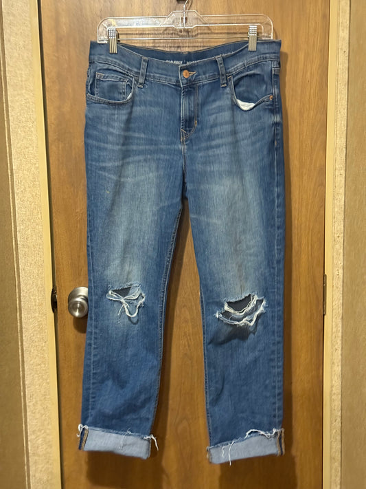 Old Navy Boyfriend Straight Cut Jeans