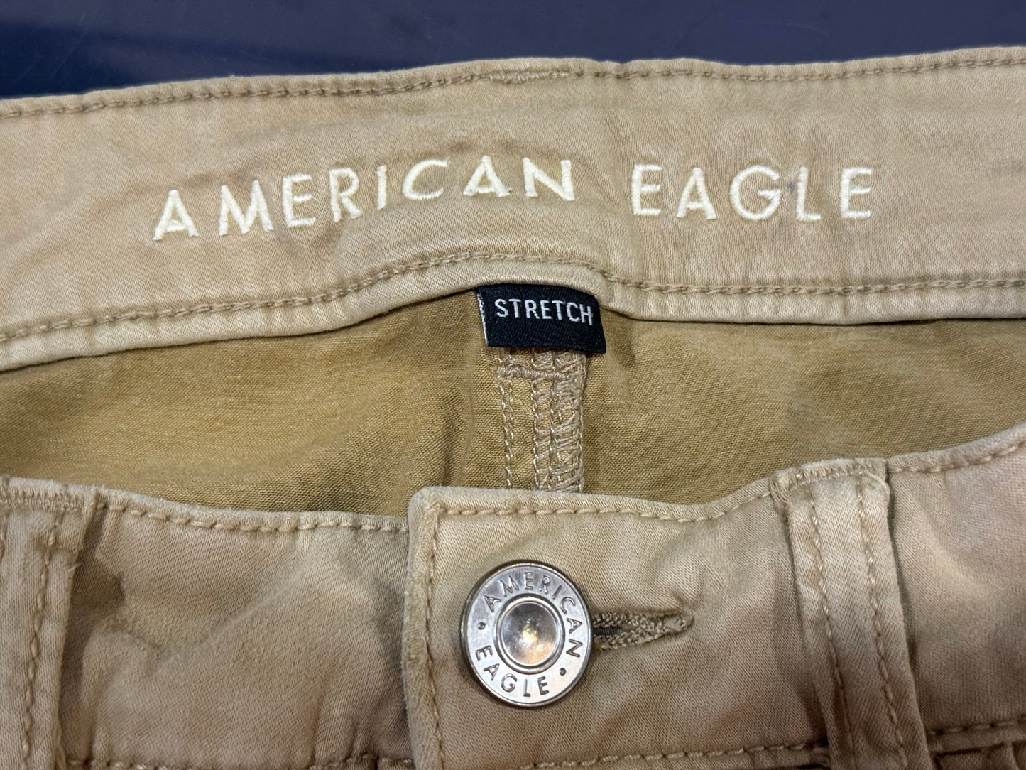 American Eagle Tan Denim Jegging