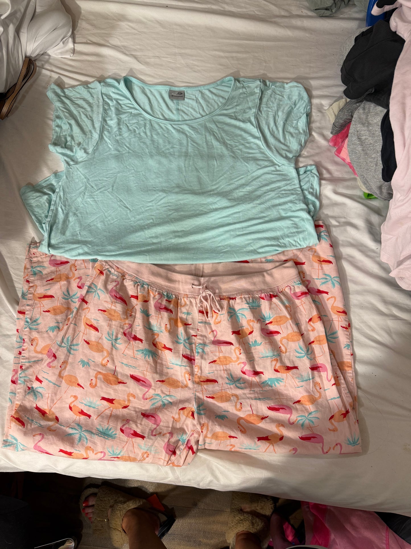 2pc Pajamas- Capris & matching tee