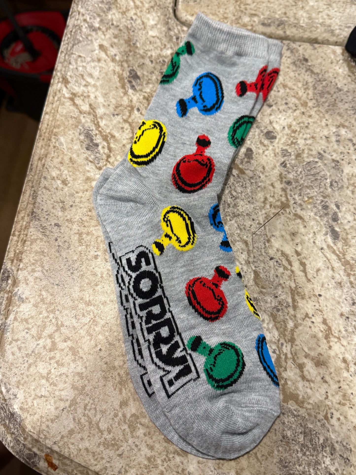 12 Pairs of New Board Game themed Ladies socks