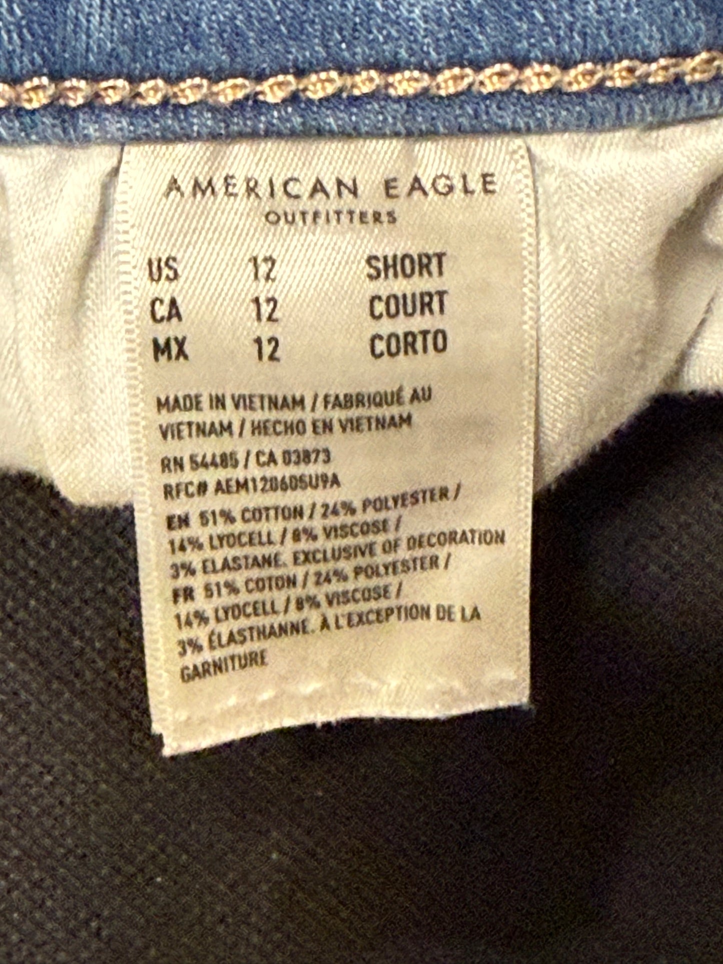 American Eagle super hi rise jegging