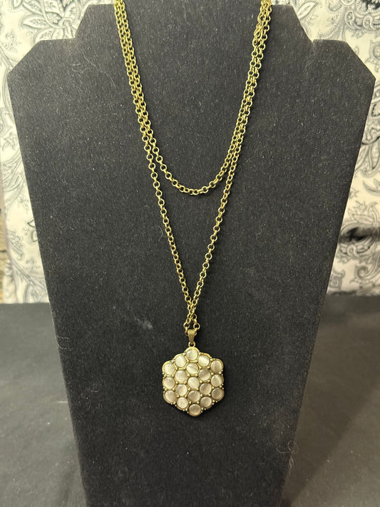 East Coast Elixir Brass- Paparazzi Long necklace