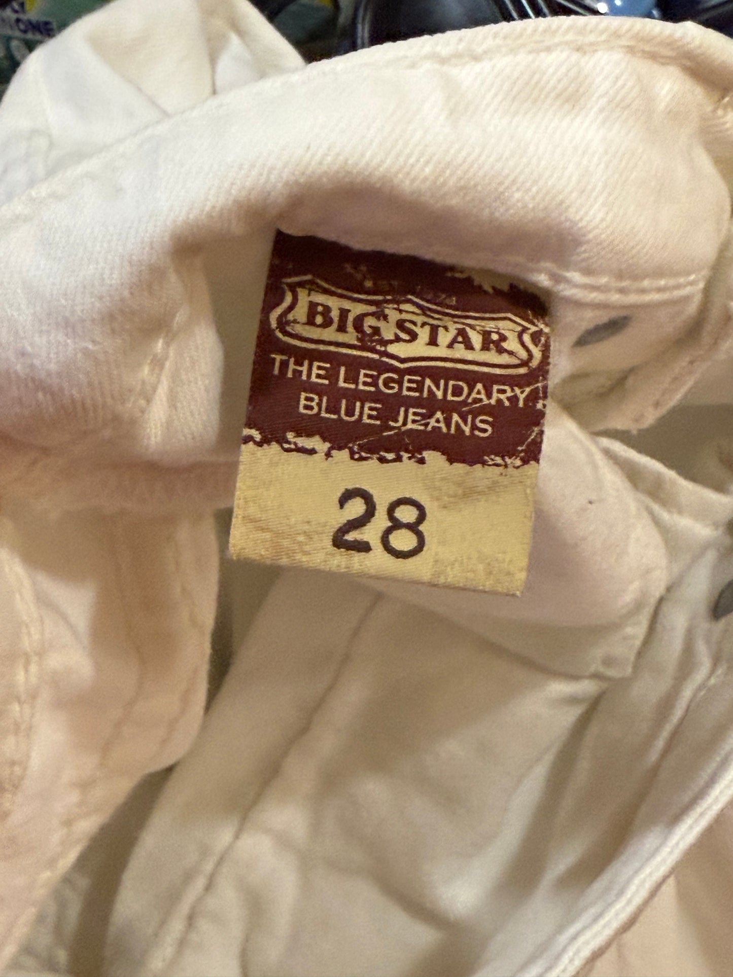 Big Star White Denim Jeans